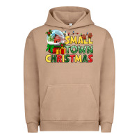 Pigment Burro Small town Christmas Urban Hoodie - NancyCooperArtShop