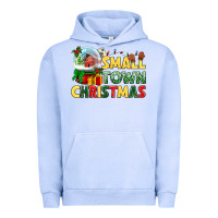Pigment Grape Ice Small town Christmas Urban Hoodie - NancyCooperArtShop