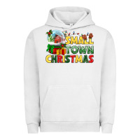 Pigment Lunar Rock Small town Christmas Urban Hoodie - NancyCooperArtShop