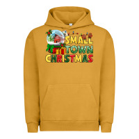 Pigment Peanut Butter Small town Christmas Urban Hoodie - NancyCooperArtShop