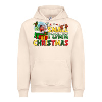 Sandshell Small town Christmas Urban Hoodie - NancyCooperArtShop
