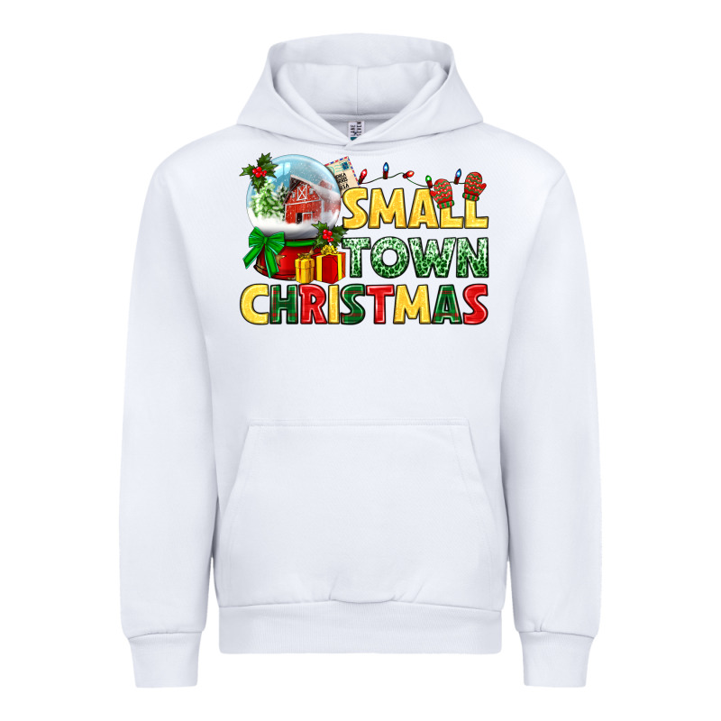 Small Town Christmas Urban Hoodie by NancyCooperArtShop | Teevron