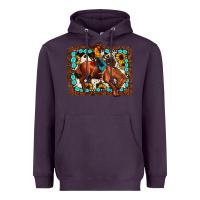 Plum rodeo cowboy Heavyweight Hoodie - JahusDesignShop