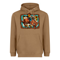 Toasted Coconut rodeo cowboy Heavyweight Hoodie - JahusDesignShop