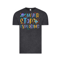 Vintage Black never stop exploring Vintage Tee - MaliasSmallBusiness