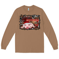 Toasted Coconut all i want for christmas is a pig baby Long Sleeve Tee - RanaPortraitStore