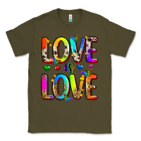 Army Green love is love Classic Tee - Zillion Design Studio