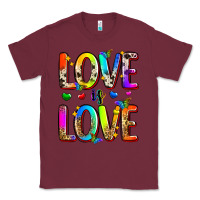 Burgundy love is love Classic Tee - Zillion Design Studio