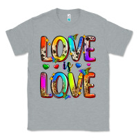 Heather Grey love is love Classic Tee - Zillion Design Studio