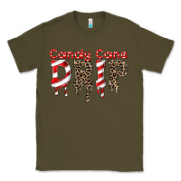 Army Green candy cane drip Classic Tee - FaDigitalArtStudio