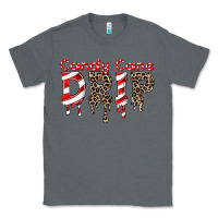 Charcoal Heather candy cane drip Classic Tee - FaDigitalArtStudio