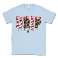 Dusty Blue candy cane drip Classic Tee - FaDigitalArtStudio