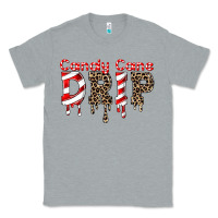 Heather Grey candy cane drip Classic Tee - FaDigitalArtStudio