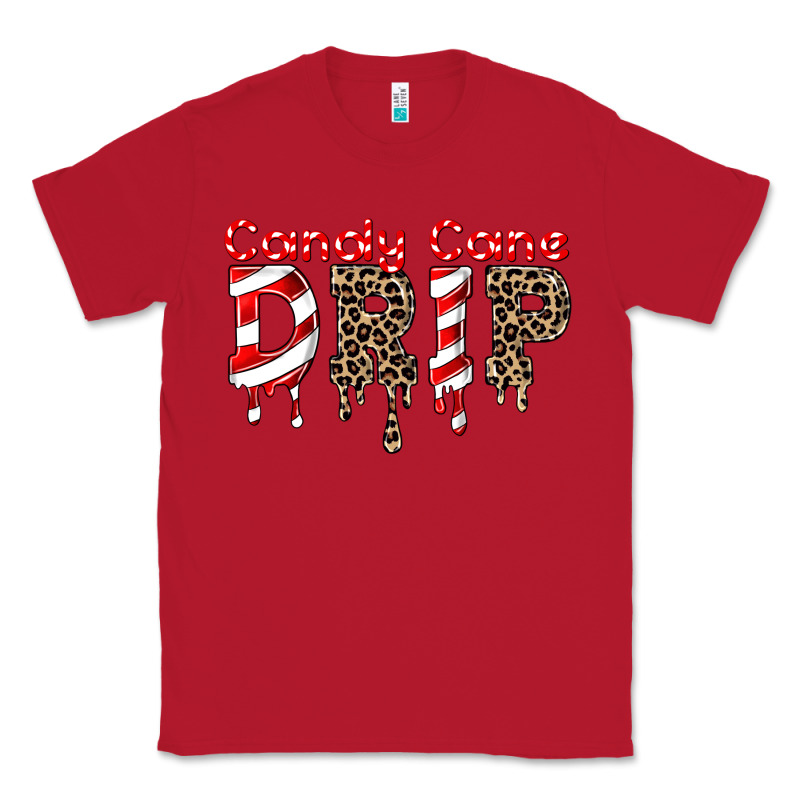 Candy Cane Drip Classic Tee by FaDigitalArtStudio | Teevron
