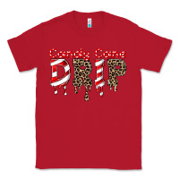 Red candy cane drip Classic Tee - FaDigitalArtStudio