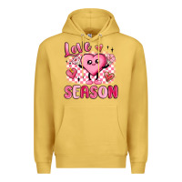 Antique Gold love season Premium Hoodie - MaliasSmallBusiness