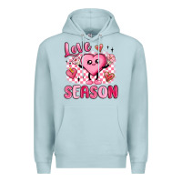 Blue Mist love season Premium Hoodie - MaliasSmallBusiness