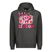 Charcoal Heather love season Premium Hoodie - MaliasSmallBusiness