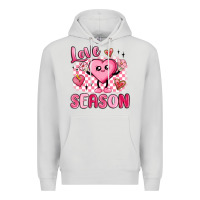 Dove Grey love season Premium Hoodie - MaliasSmallBusiness
