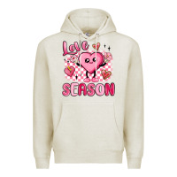 Oatmeal Heather love season Premium Hoodie - MaliasSmallBusiness