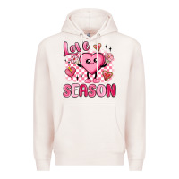 Pale Pink love season Premium Hoodie - MaliasSmallBusiness