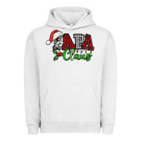 Pigment Lunar Rock Papa Claus with christmas lights and mistletoe Urban Hoodie - NancyCooperArtShop