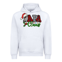 White Papa Claus with christmas lights and mistletoe Urban Hoodie - NancyCooperArtShop