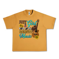 Peanut Butter just a girl who loves country music Urban Heavy Tee - texasbilliewilder