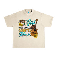 Sandshell just a girl who loves country music Urban Heavy Tee - texasbilliewilder