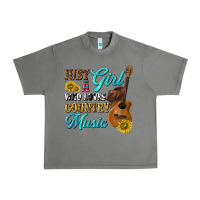 Tornado just a girl who loves country music Urban Heavy Tee - texasbilliewilder