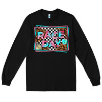 Black race day Long Sleeve Tee - AdoDesignShop