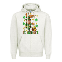 Happy St. Patricks Day Zipper Hoodie | Teevron