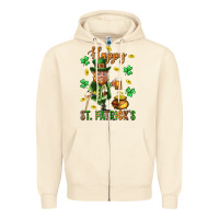 Sandshell Happy st. patricks day Zipper Hoodie - Neo Western
