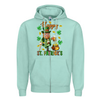 Seafoam Happy st. patricks day Zipper Hoodie - Neo Western