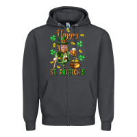 Smoke Happy st. patricks day Zipper Hoodie - Neo Western