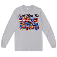 Moon Dust god bless the usa Long Sleeve Tee - Zillion Design Studio