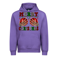 Tulip Merry Christmas skeleton hands boobs Urban Hoodie - NancyCooperArtShop