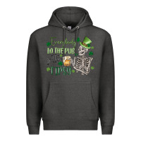 Charcoal Heather everybody in the pub gettin' tipsy Premium Hoodie - MaliasSmallBusiness