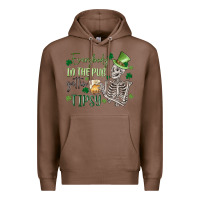 Chestnut everybody in the pub gettin' tipsy Premium Hoodie - MaliasSmallBusiness
