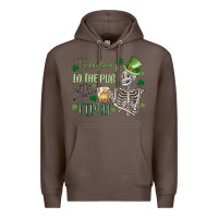 Coffee everybody in the pub gettin' tipsy Premium Hoodie - MaliasSmallBusiness