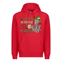 Red everybody in the pub gettin' tipsy Premium Hoodie - MaliasSmallBusiness