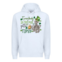 White everybody in the pub gettin' tipsy Premium Hoodie - MaliasSmallBusiness