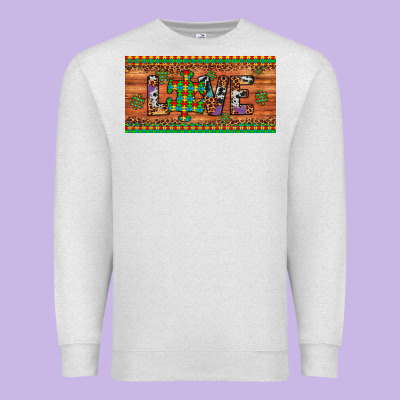 Love Autism Awareness License Plate Premium Sweatshirt Designed By Artiststas
