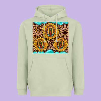 Our Lady Of Guadalupe Heavyweight Hoodie Designed By Jahusdesignshop