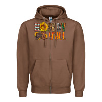 Chestnut howdy y all Zipper Hoodie - HRA Design Shop