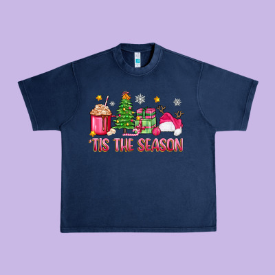 Urban Heavy Tee 'tis the season pink christmas