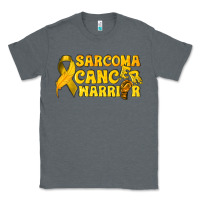 Charcoal Heather Sarcoma Cancer Warrior Classic Tee - texasbilliewilder