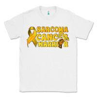 White Sarcoma Cancer Warrior Classic Tee - texasbilliewilder