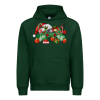 Forest Green Christmas Game Controller Urban Hoodie - MaliasSmallBusiness