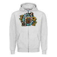 Dove Grey cowboy take me away 2 Zipper Hoodie - SublimationCraftShop
